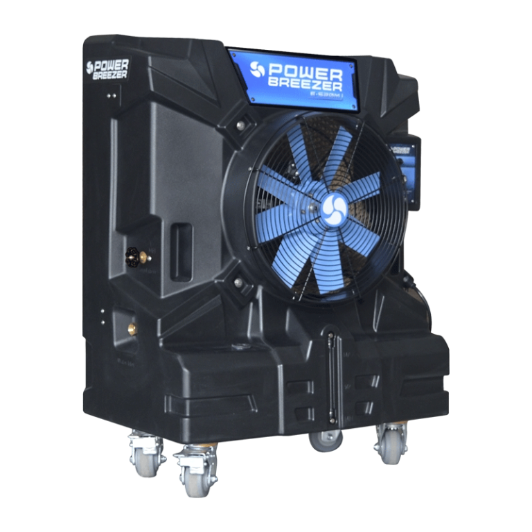 power breezer E520M evaporative cooler facing right