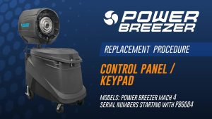 Power Breezer Mach 4 Control Panel-Keypad Replacement Procedure