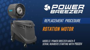 Power Breezer Mach 4 Rotation Motor Replacement Procedure