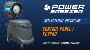 Power Breezer 4+ Control Panel-Keypad Replacement Procedure